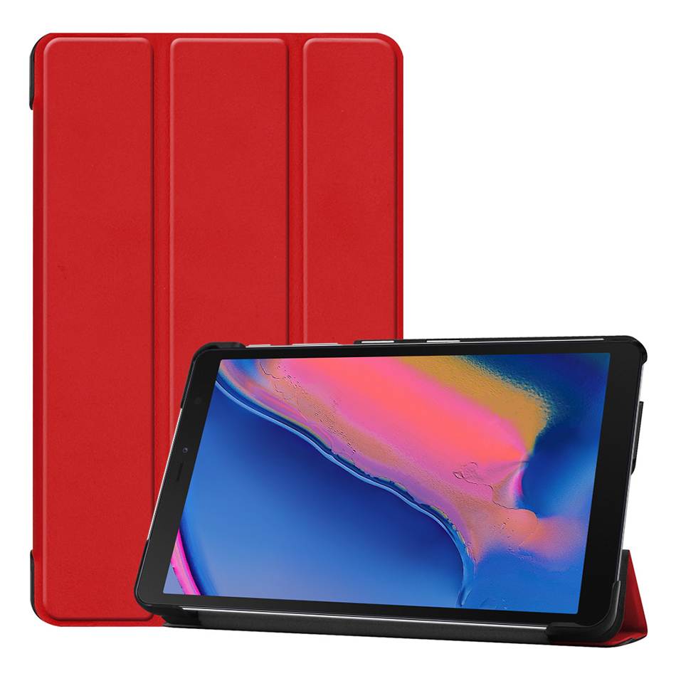 access mode See through Smart Case for Samsung Galaxy Tab A 8.0 2019 / P200 / P205 Red